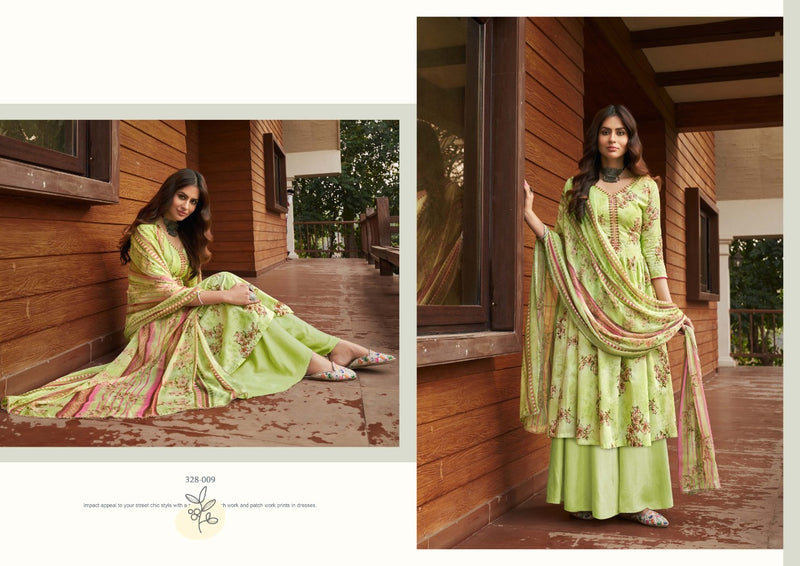 Zulfat Designer Suit Siyahi Pure Cotton Digital Style Print Fancy Embroidery Work Salwar Kameez